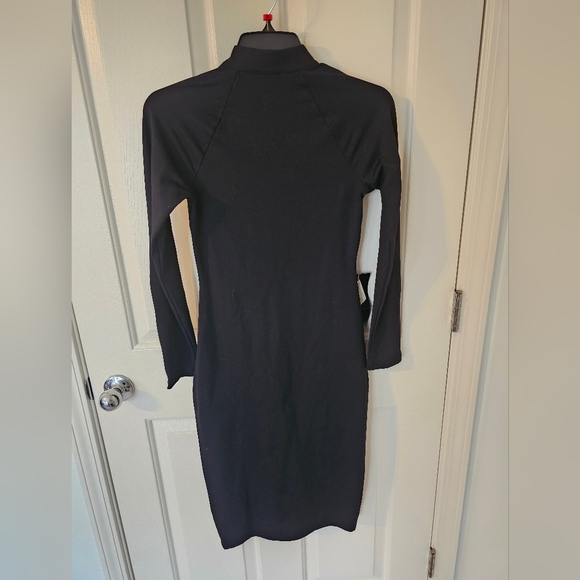 BEBE NWT Fitted Dress Made With Swarovski Elements Size S - Picture 5 of 6